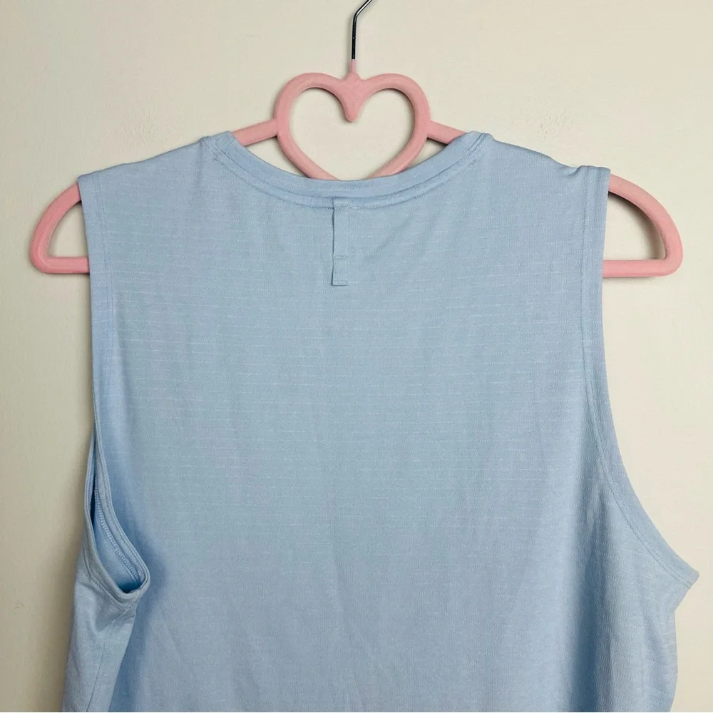 Lululemon License to Train Classic-Fit Tank Top in Heathered Aero Blue Size 12 - Picture 6 of 9